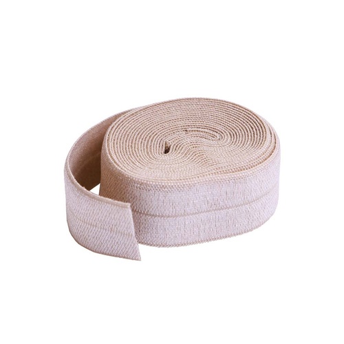 By Annie Fold Over Elastic Natural 20mm (3/4 ") - Sold per 1m length