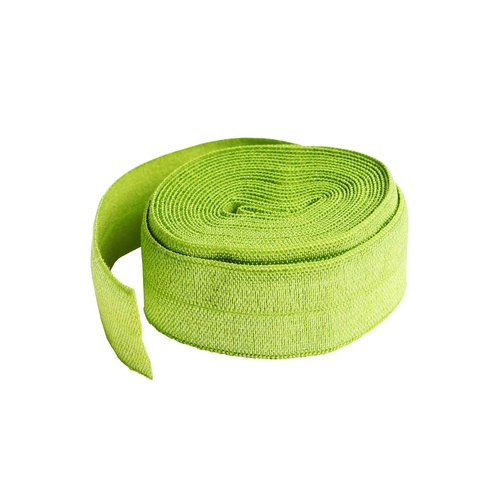 By Annie Fold Over Elastic Apple Green 20mm (3/4 ") - Sold per 1m length