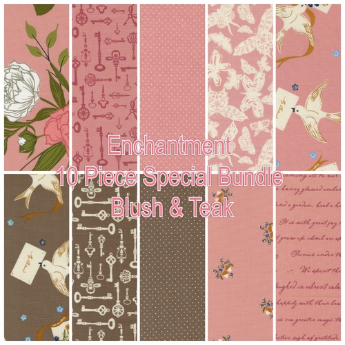 Enchantment Blush & Teak 10 Piece Special Bundle