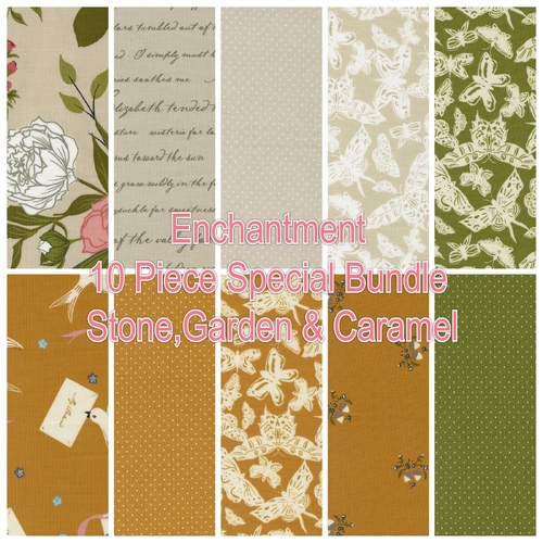 Enchantment Garden, Stone & Caramel 10 Piece Special Bundle