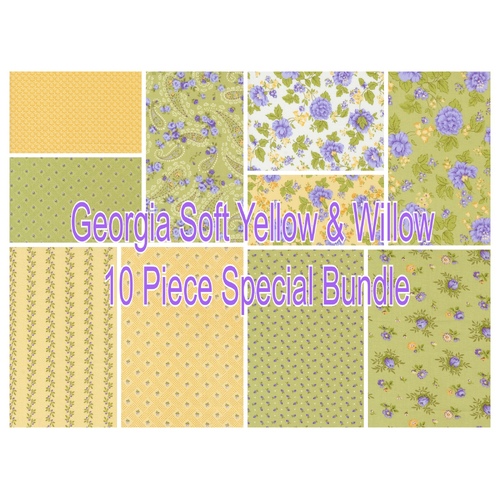 Georgia Soft Yellow & Willow 10 Piece Special Bundle