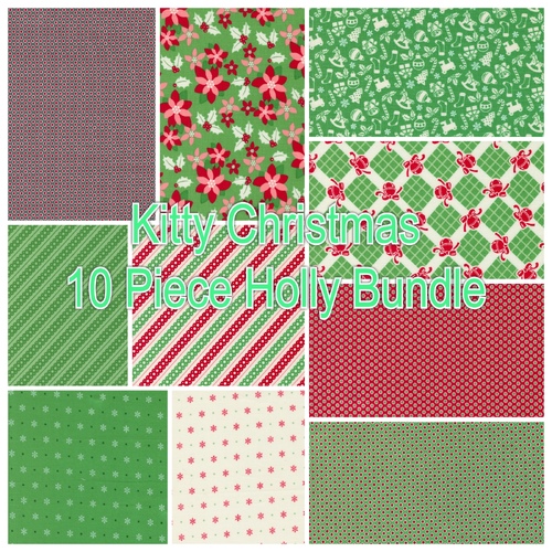 Kitty Christmas Holly 10 Piece Special Bundle