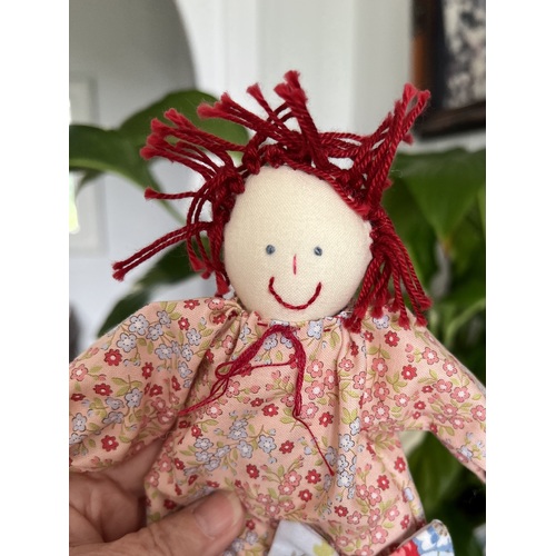 Sweet Liberty Small Pink Doll (Red Hair) 23cm