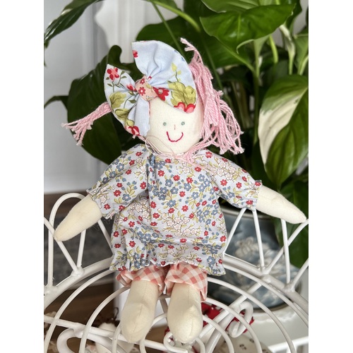 Sweet Liberty Small Blue Doll (Pink Hair) 20cm