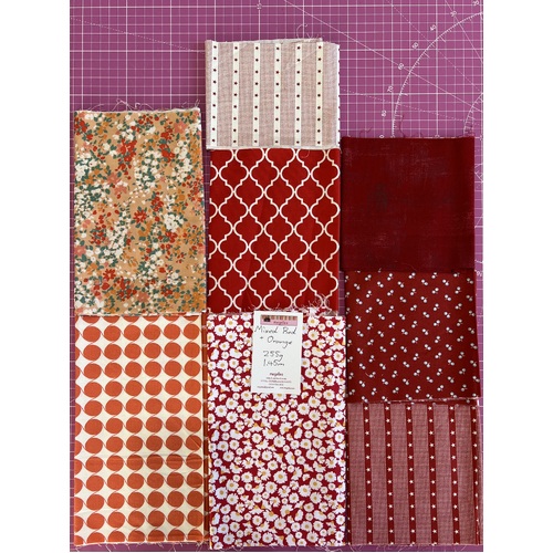 Megelles Scrap Bundle 12 - Mixed Red (1.4m)